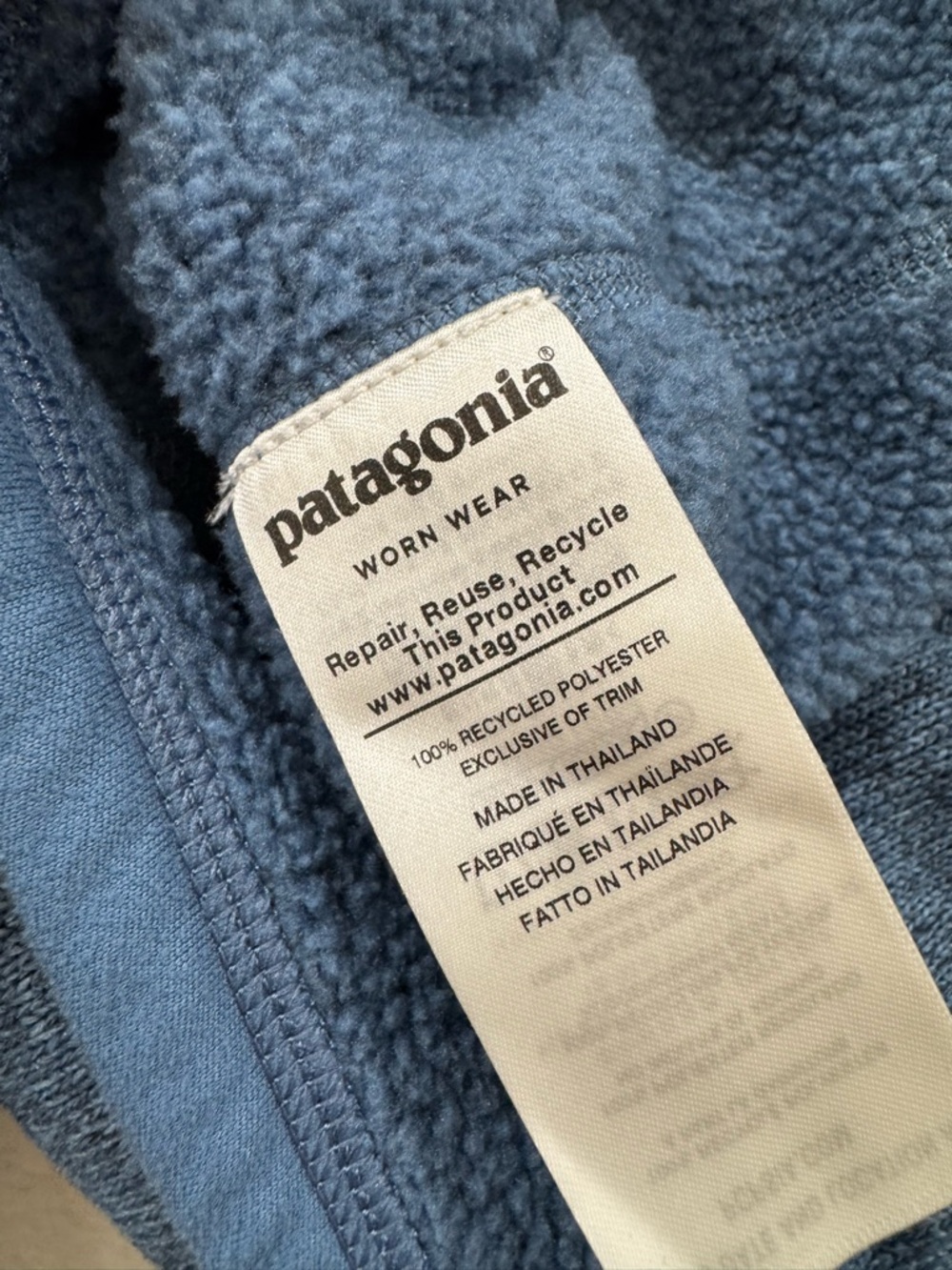 Patagonia Blue Quartet Zip Sweater - Picture 4 of 6